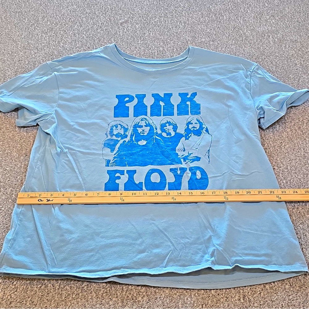 Pink Floyd Blue Graphic T-Shirt Reproduction, Size XXL (20)